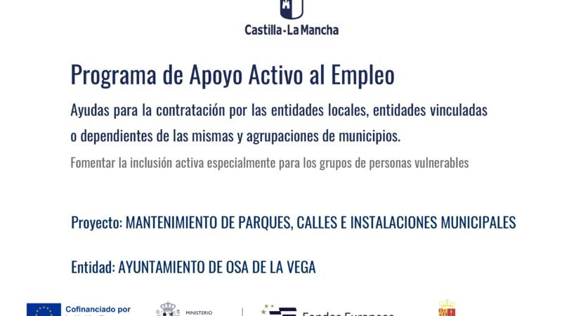 Plan de Empleo 2026 (segunda convocatoria)